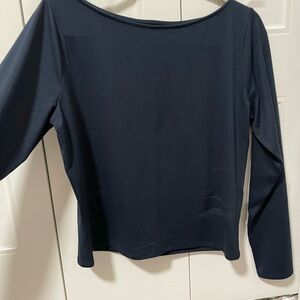 Long sleeve Hollister Navy Top